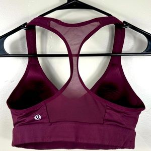 Lululemon Speed Up Bra C/D Dark Adobe Size 6